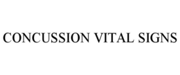 CONCUSSION VITAL SIGNS trademark