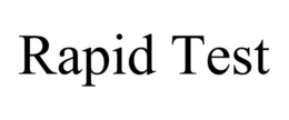 RAPID TEST trademark