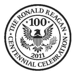 THE RONALD REAGAN CENTENNIAL CELEBRATION 100 2011 trademark
