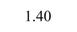 1.40 trademark