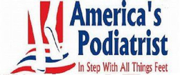 AMERICA'S PODIATRIST IN STEP WITH ALL THINGS FEET trademark