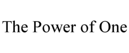THE POWER OF ONE trademark