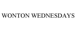 WONTON WEDNESDAYS trademark