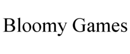 BLOOMY GAMES trademark
