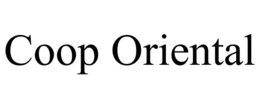 COOP ORIENTAL trademark
