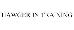 HAWGER IN TRAINING trademark
