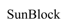 SUNBLOCK trademark