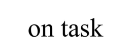 ON TASK trademark