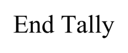 END TALLY trademark