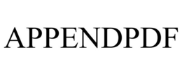 APPENDPDF trademark