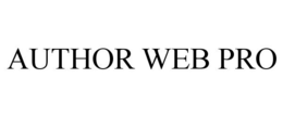 AUTHOR WEB PRO trademark