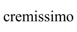 CREMISSIMO trademark