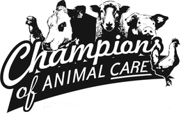 CHAMPIONS OF ANIMAL CARE trademark