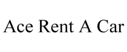 ACE RENT A CAR trademark
