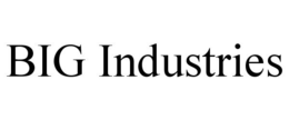 BIG INDUSTRIES trademark