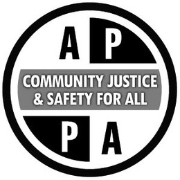 APPA COMMUNITY JUSTICE & SAFETY FOR ALL trademark