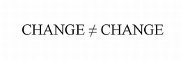 CHANGE CHANGE trademark