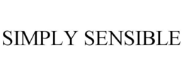 SIMPLY SENSIBLE trademark