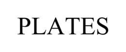 PLATES trademark