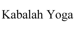 KABALAH YOGA trademark