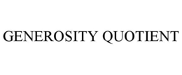 GENEROSITY QUOTIENT trademark