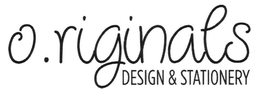 O.RIGINALS DESIGN & STATIONERY trademark