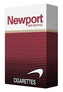 NEWPORT NON-MENTHOL CIGARETTES trademark