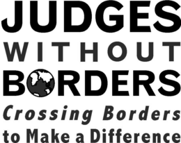 JUDGES WITHOUT BORDERS CROSSING BORDERSTO MAKE A DIFFERENCE trademark