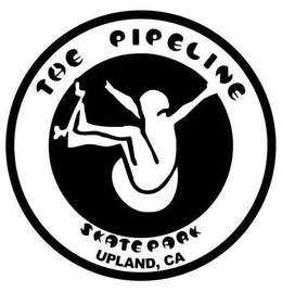 THE PIPELINE SKATE PARK UPLAND, CA trademark