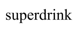 SUPERDRINK trademark