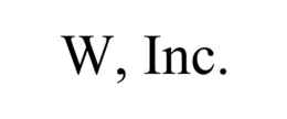 W, INC. trademark