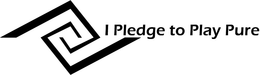 I PLEDGE TO PLAY PURE trademark