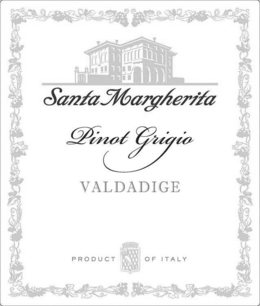 SANTA MARGHERITA PINOT GRIGIO VALDADIGEPRODUCT OF ITALY trademark
