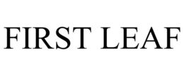 FIRST LEAF trademark