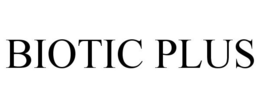 BIOTIC PLUS trademark