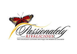 PASSIONATELY RIVALICIOUS THE COLLEGIATE CLOTHING BOUTIQUE FOR WOMEM & CHILDREN trademark