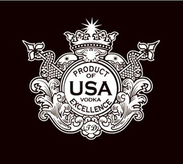 PRODUCT OF USA VODKA EXCELLENCE trademark