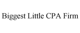 BIGGEST LITTLE CPA FIRM trademark