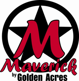 M MAVERICK BY GOLDEN ACRES trademark