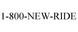 1-800-NEW-RIDE trademark
