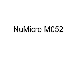 NUMICRO M052 trademark