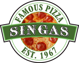 SINGAS FAMOUS PIZZA EST. 1967 trademark