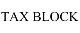 TAX BLOCK trademark