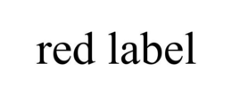RED LABEL trademark