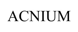 ACNIUM trademark