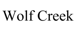WOLF CREEK trademark