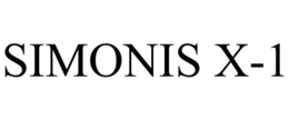 SIMONIS X-1 trademark
