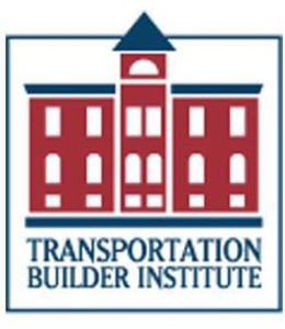 TRANSPORTATION BUILDER INSTITUTE trademark