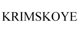 KRIMSKOYE trademark