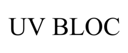 UV BLOC trademark